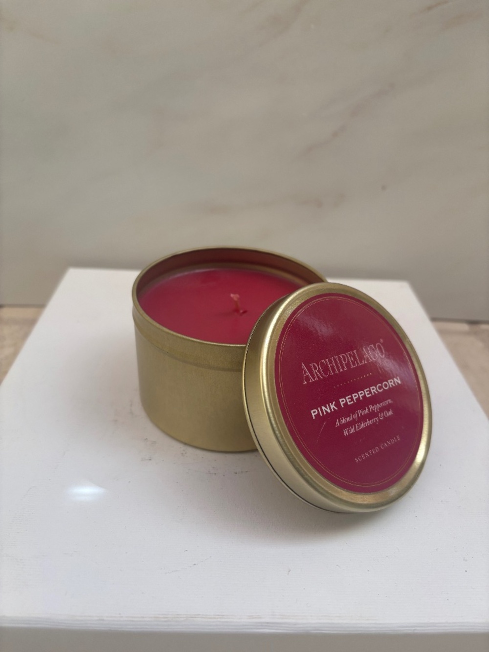 Archipelago Pink Peppercorn Travel Tin Candle